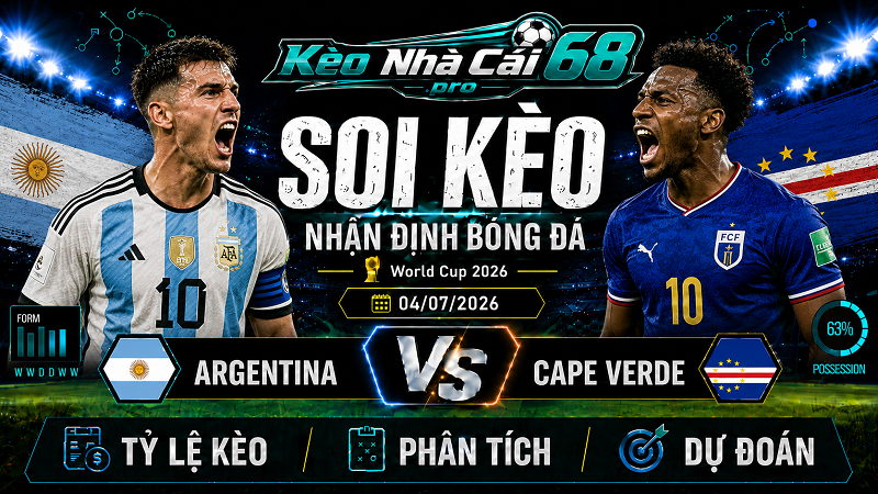 Đội hình dự kiến trước trận Argentina vs Cape Verde Đội hình dự kiến trước trận Argentina vs Cape Verde